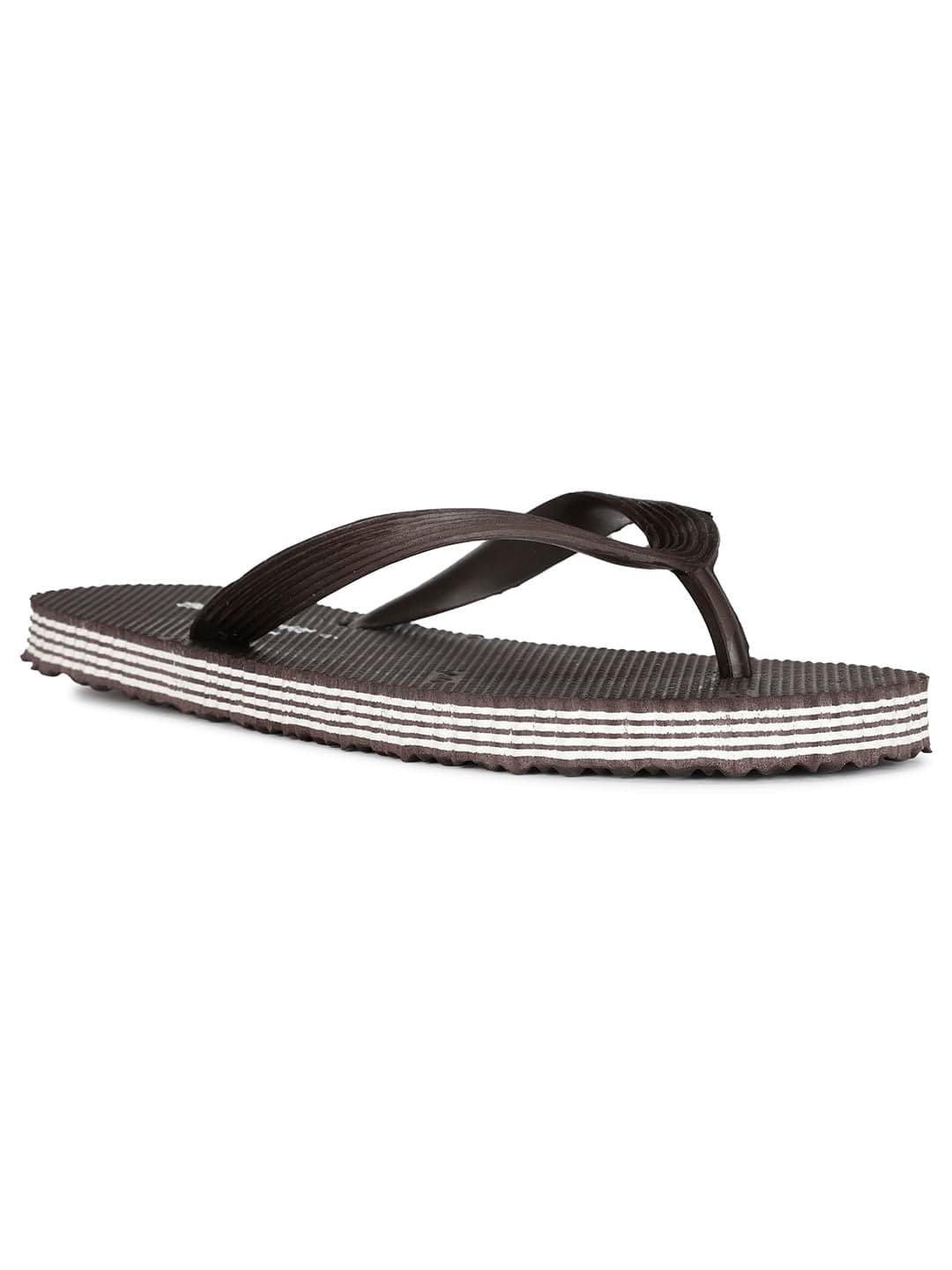 Bata Ortho Comfit Mens Men's Dark Brown Slippers - 9 UK (8774949)