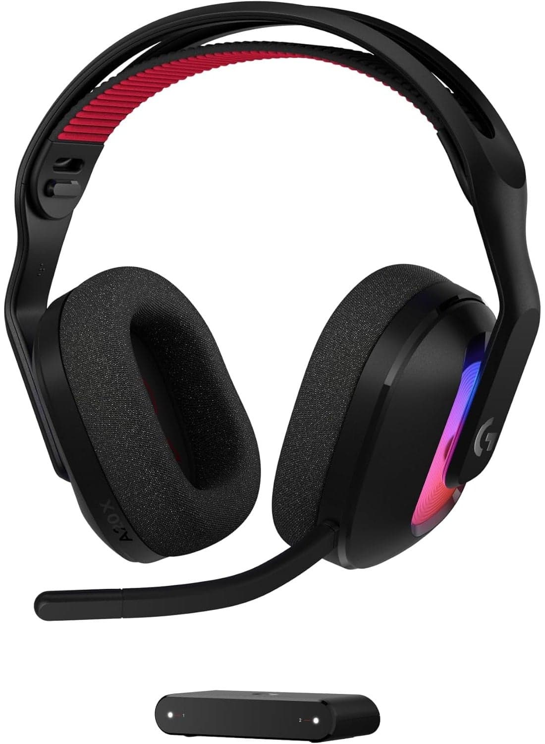 Logitech G Astro A20 X LIGHTSPEED Wireless Gaming Headset for PS5, Xbox, Switch, PC with 2-system PLAYSYNC Audio, Bluetooth, LIGHTSYNC RGB, and 48 kHz Boom Mic - Black