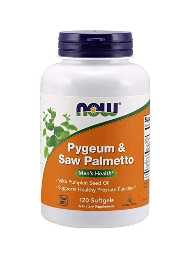 Pygeum And Saw Palmetto Supplement - 120 Softgels