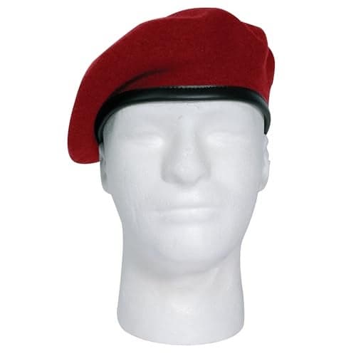 Rothco Wool Monty Beret (US, Alpha, Medium, Red)
