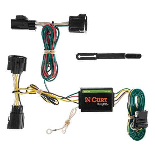 CURT 55414 Vehicle-Side Custom 4-Pin Trailer Wiring Harness, Fits Select Jeep Commander, Except Rocky Mountain Edition