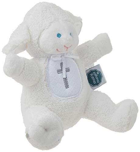 Mary Meyer Baby Rattle Soft Toy 5Inches Christening LambWhite