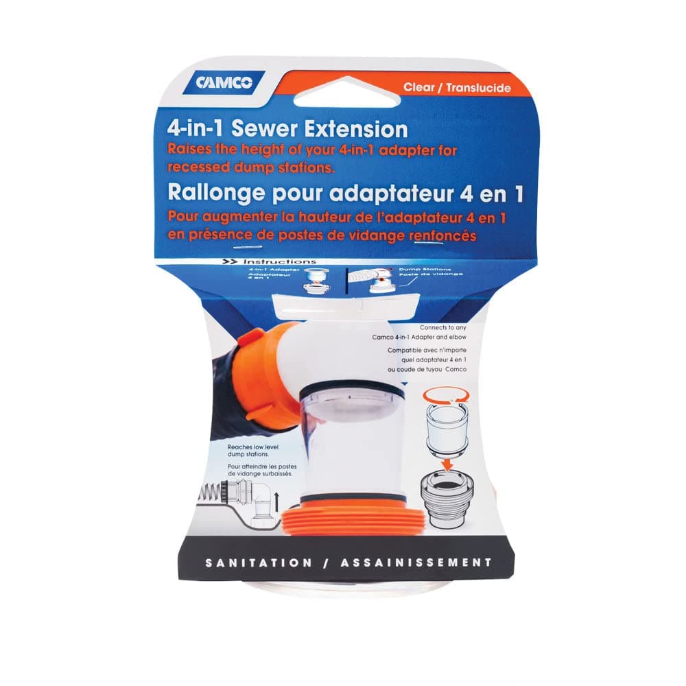Camco 39735 4n1 Sewer Extension for Recessed Dump Station