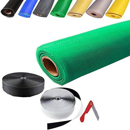 SAI PRASEEDA Mosquito Net for Window with Fiber Glass Mesh 4/6feet(120/180cm) 47/72Inches 1 Year Guarantee Without Stitched (Green Color) 200GSM No:67