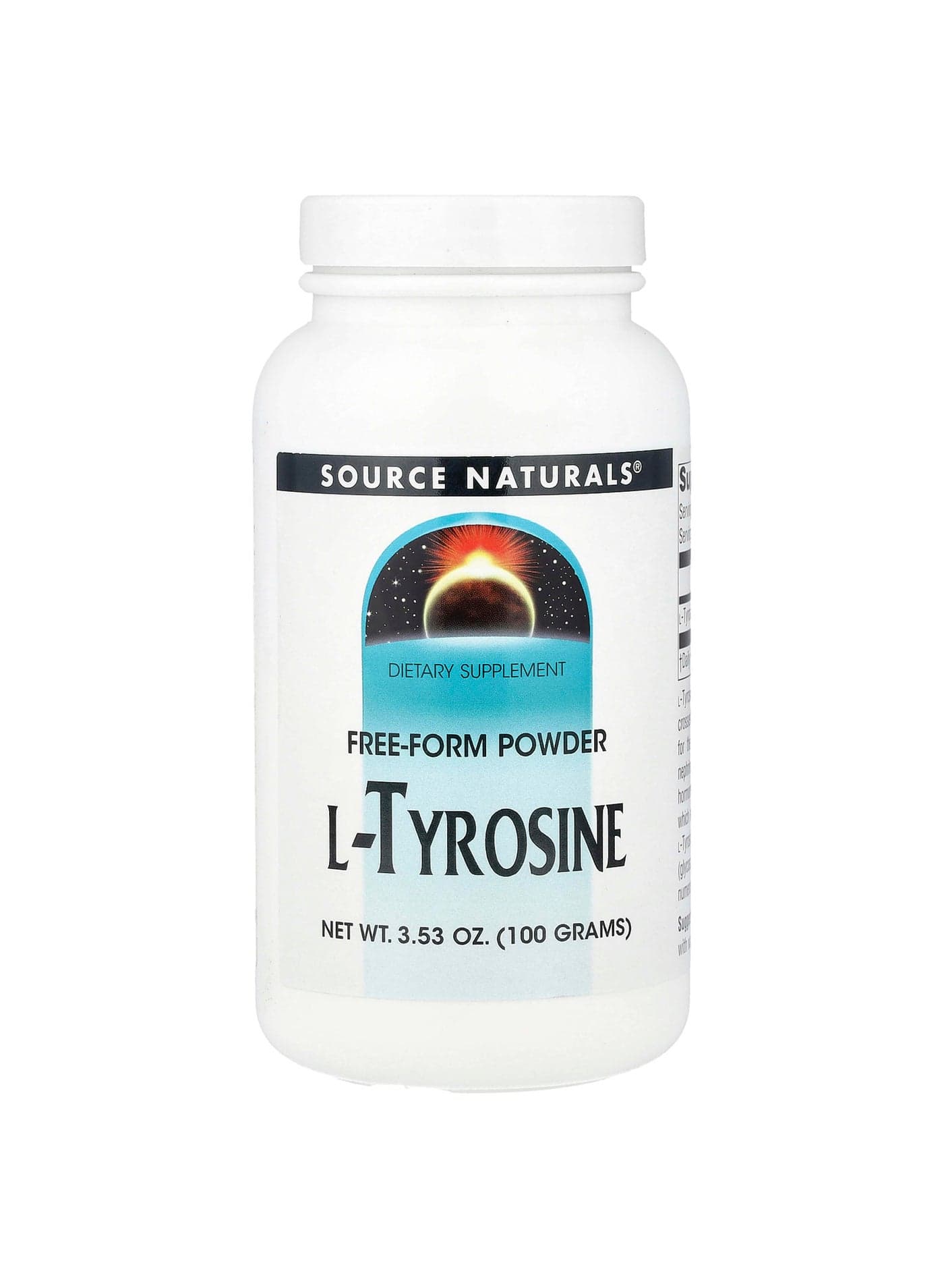 L-Tyrosine, Free-Form Powder, 3.53 oz (100 g)