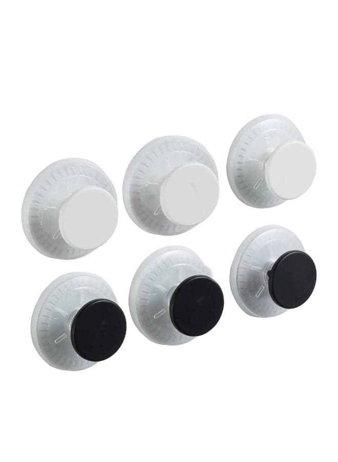 Heavy Duty Suction Cup Hooks - Durable and Versatile Hangers for Bathroom, Garden, Glass Doors, Windows, and Walls - Perfect for Towels, Wreaths, and More - 6 Pack - Easy Installation, Weatherproof