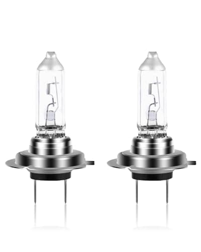 NEWBROWN H7 Headlight Bulb 200 brightness 4300K White 12V55W H7 Bulb Halogen Long Life Replacement PX26D H7 2 Pack