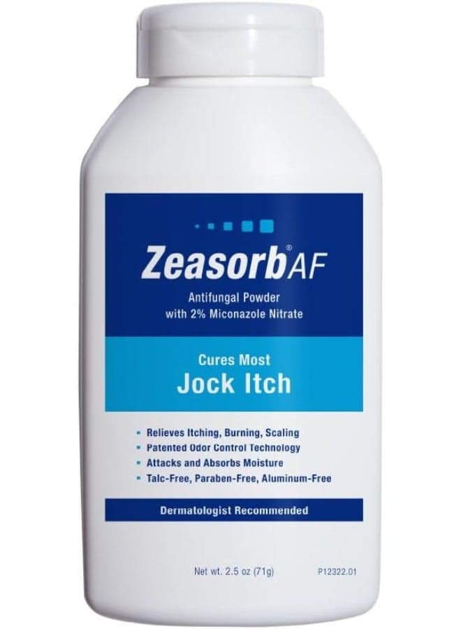 Super Absorbent Antifungal Treatment Powder for Jock Itch, 2.5 Ounce