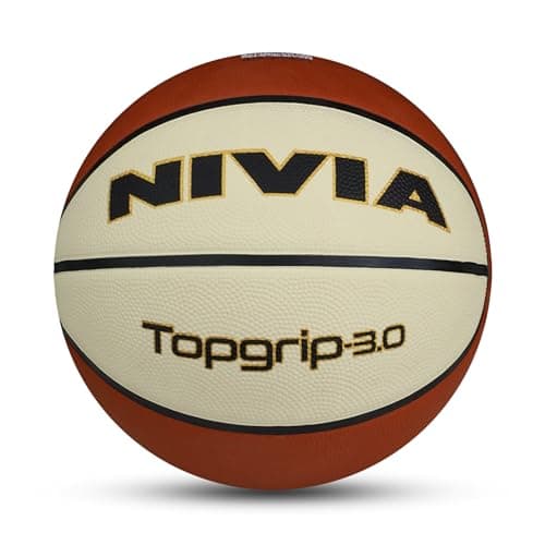 Nivia Top Grip Basketball Size- 6 (Material: Rubber , Color: Brown)