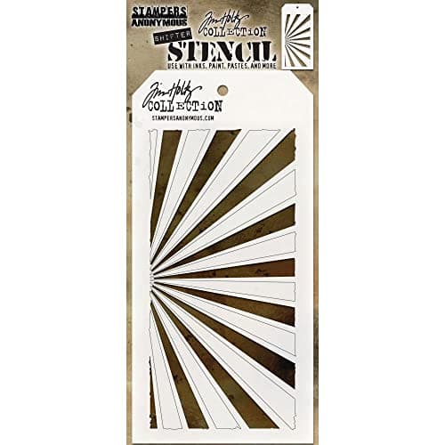 Stampers Anonymous Layered Stencil SHFTR Shifter Rays