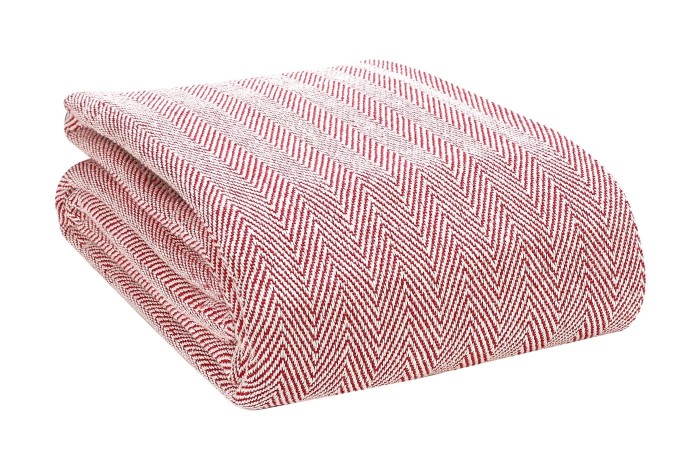 GLAMBURG 100 Soft and Breathable Cotton Thermal Blanket King Red Perfect for Layering Any Bed for All Season