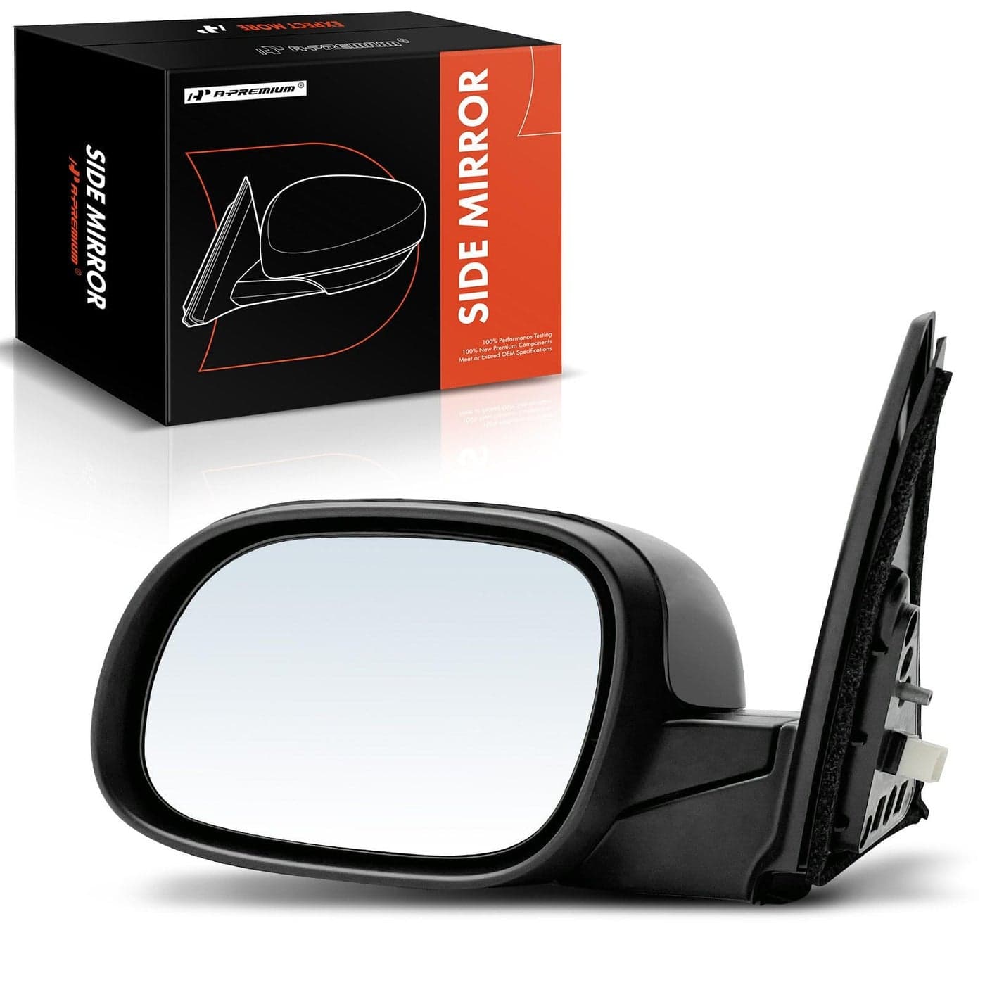 APremium Driver Side Power Door Mirror Compatible with Kia Soul 2014 2015 2016 Heated Power Folding Black Smooth Outside Rear View Mirror wTurn Signal Replace 87610B2570