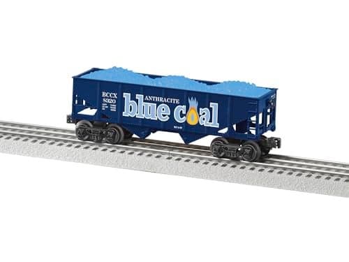 Lionel Blue Coal O Gauge Model Train Hopper with Coal Load