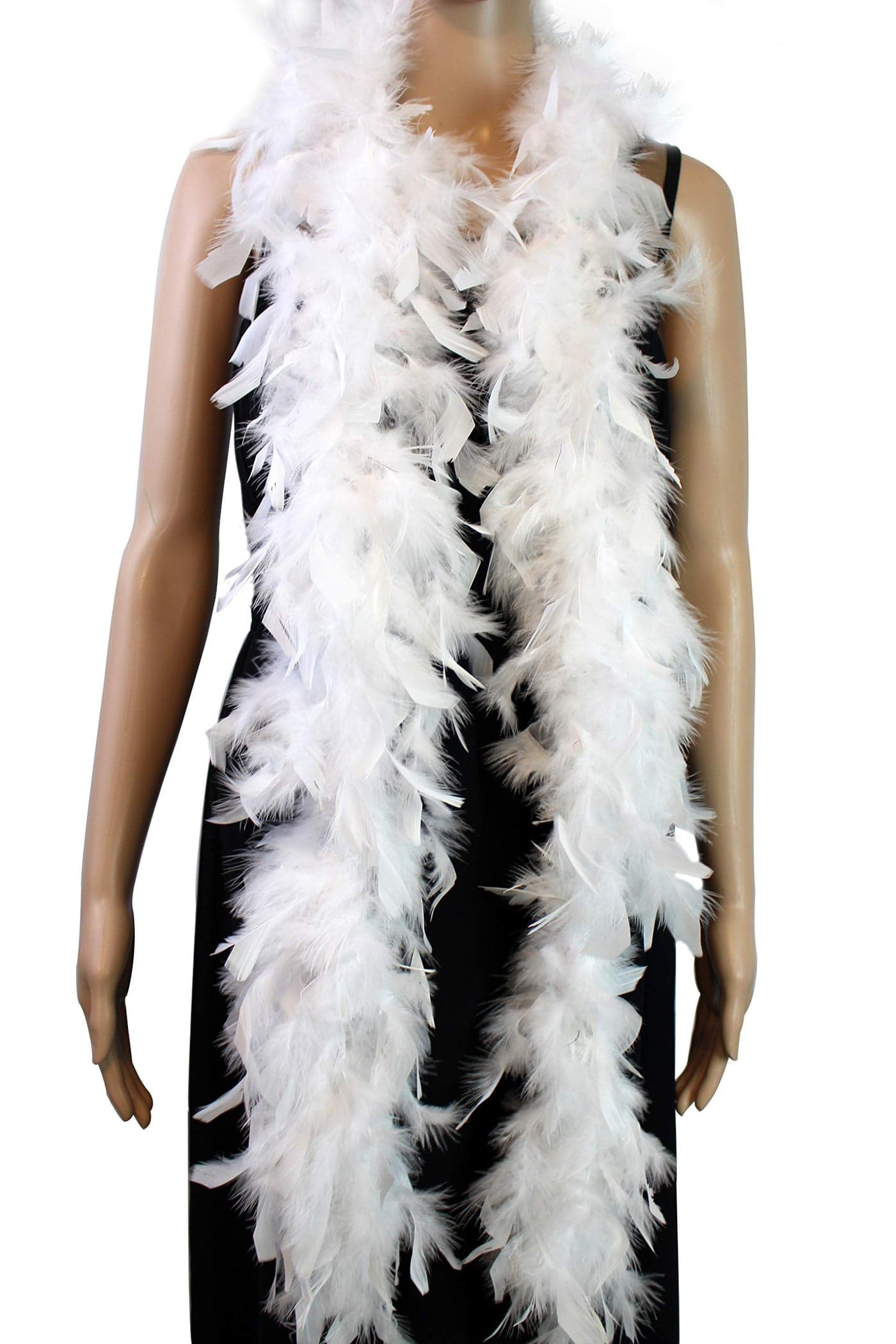 40 Gram 72 Long Turkey Chandelle Feather Boa Dancing Wedding Crafting Party Dress Up Halloween Costume Decorationwhite