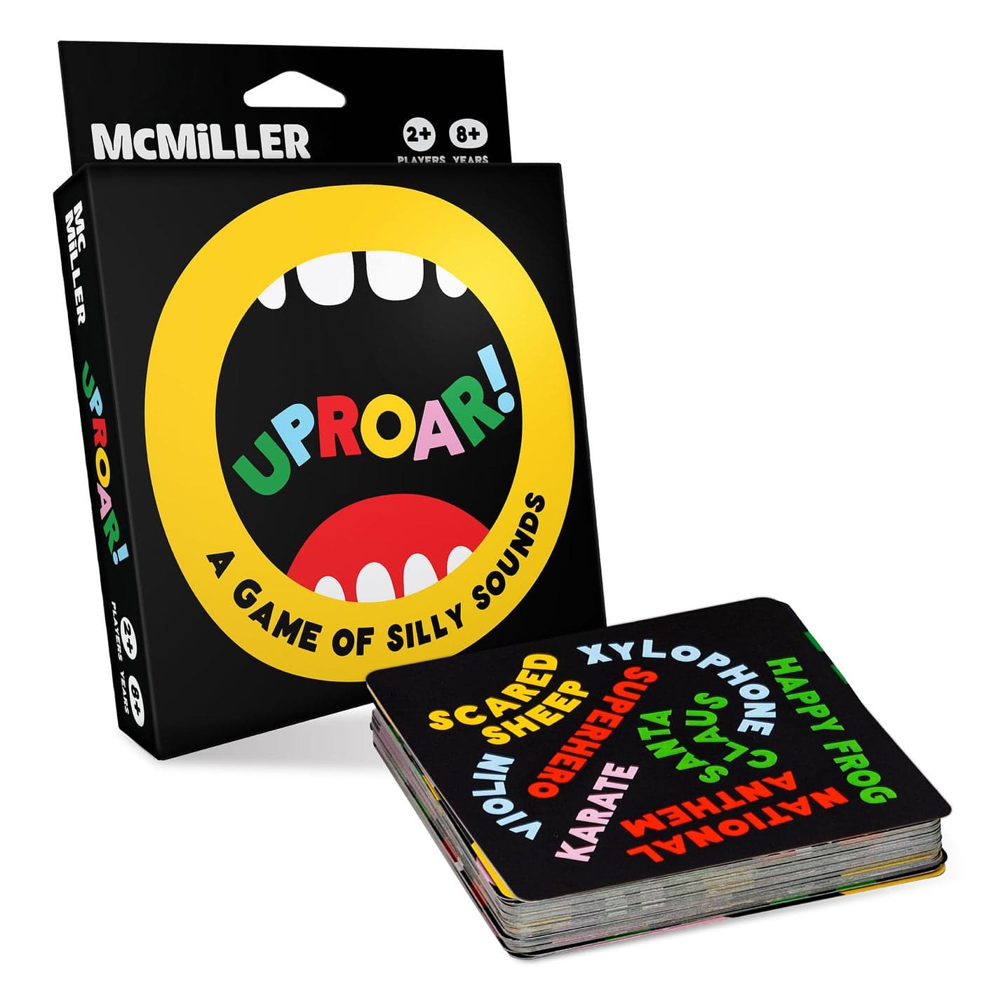 UpRoar! The Card Game of Silly Sounds - Funny Family Party Game for Kids, Adults, 2+ Players, Eco, Sustainable, Fun, Birthday Gift, Game Night, Stocking Stuffer, Halloween, Thanksgiving, Christmas
