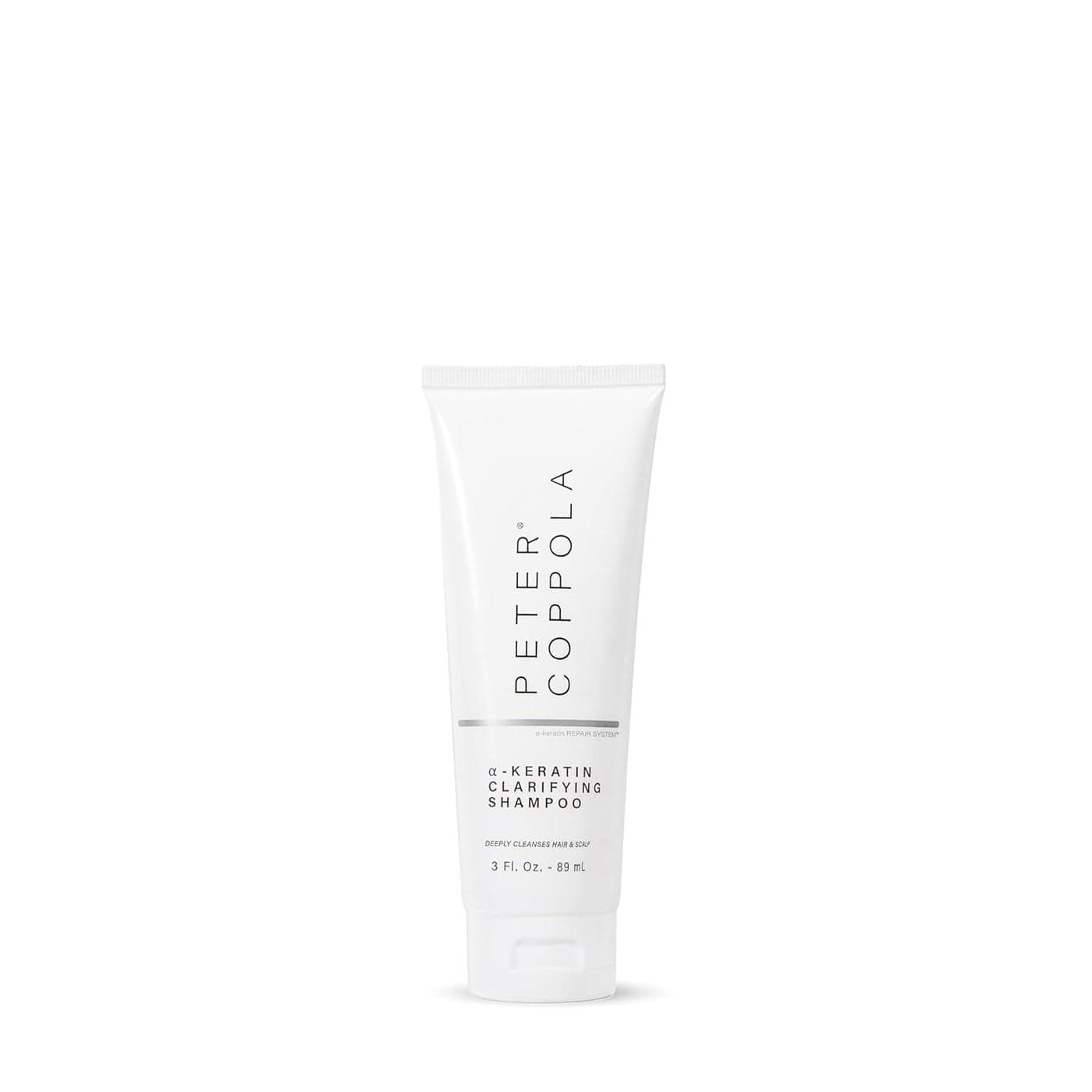 PETER COPPOLA aKeratin Clarifying Shampoo Travel Size Gentle And Deep Cleansing Sulfate Free Shampoo Removes Build Up Oil And Excess Product From Hair And Scalp And Reduces Oily Hair 3 Fl Oz