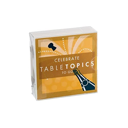 TableTopics Celebrate to Go Conversation Cards Game for Parties Special Occasions Holidays with 40 Questions to Take Anywhere Great Gift