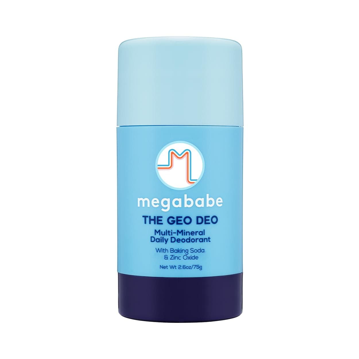 Megababe Daily Deodorant The Geo Deo with MultiMinerals 72 hour Odor Protection AluminumFree All Natural 26 oz