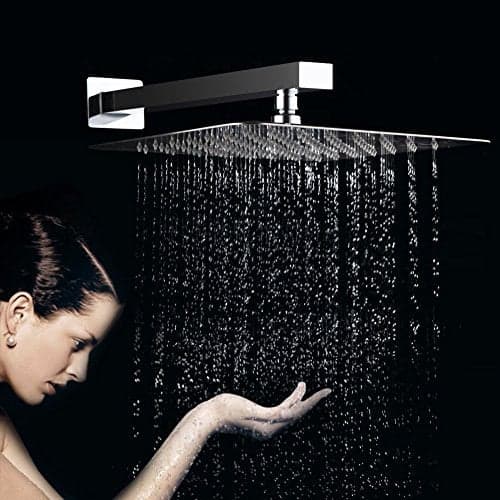 MLD Slim Head Rain Shower 6 * 6 inch Stainless Steel Without Rod