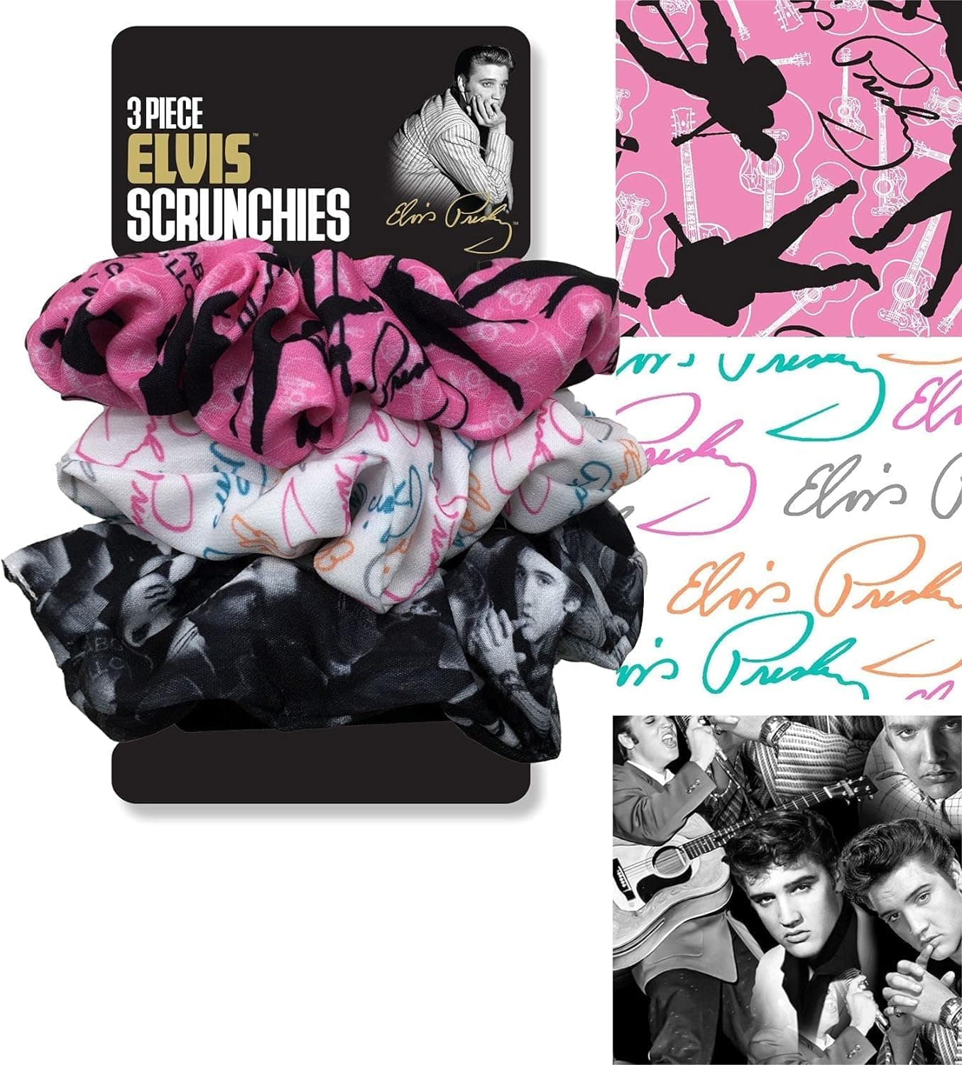Spoontiques Elvis Scrunchies 1 L x 1 W x 4 D 19959