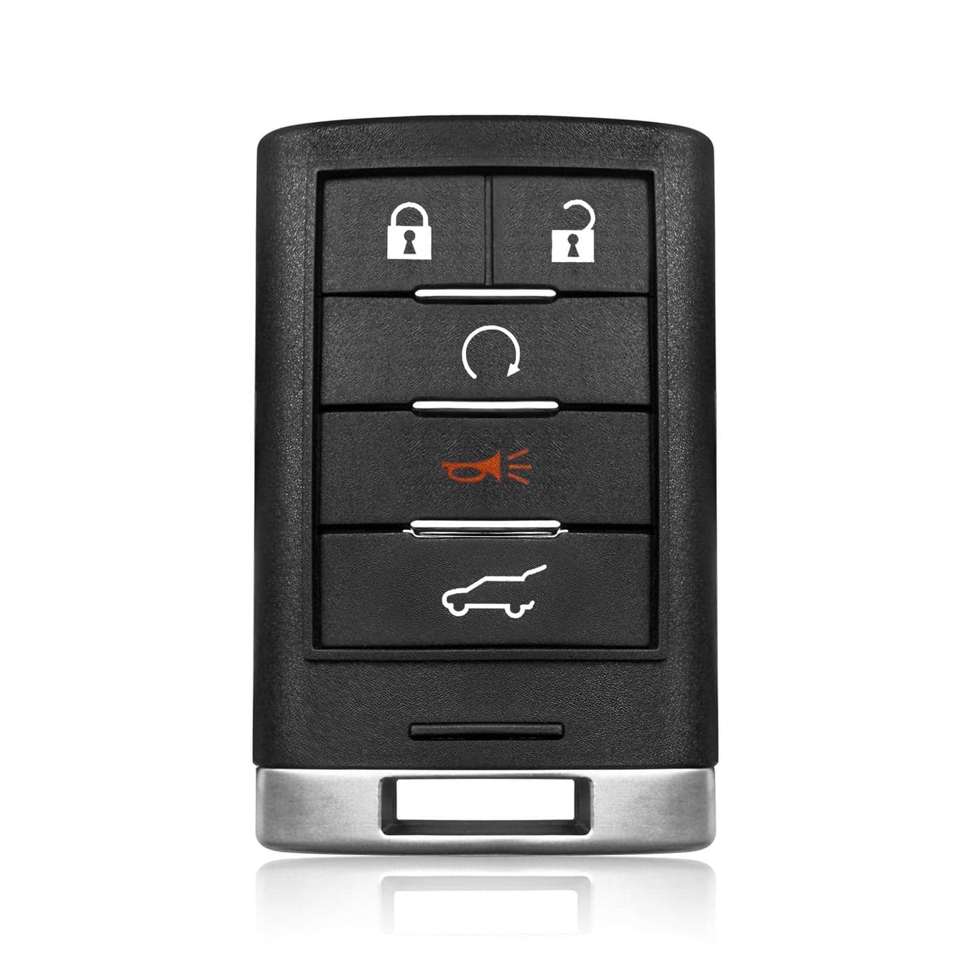 Keylessbest Replacement for 2012 2013 2014 2015 Cadillac ATS ELR SRX XTS Key Fob Remote Control NBG009768T 5 Buttons 315MHz