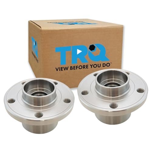 TRQ Front Left and Right Wheel Bearing and Hub Assembly Set 2 Piece Compatible with 11-17 Volvo S60 16-17 S60 Cross Country 07-16 S80 15-17 V60 15-17 V60 Cross Country 08-10 V70 10-17 XC60 08-16 XC70