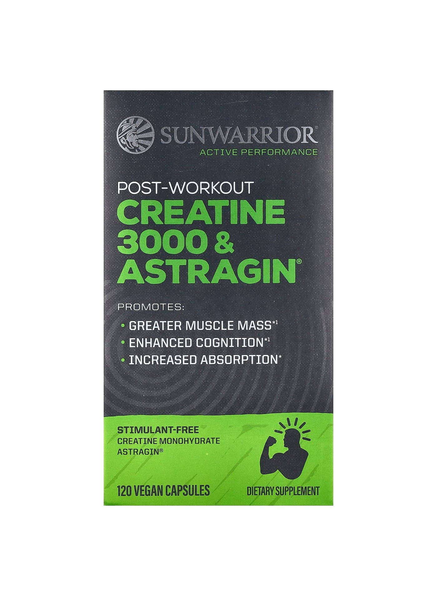 Post-Workout Creatine 3000 & Astragin®, 120 Vegan Capsules