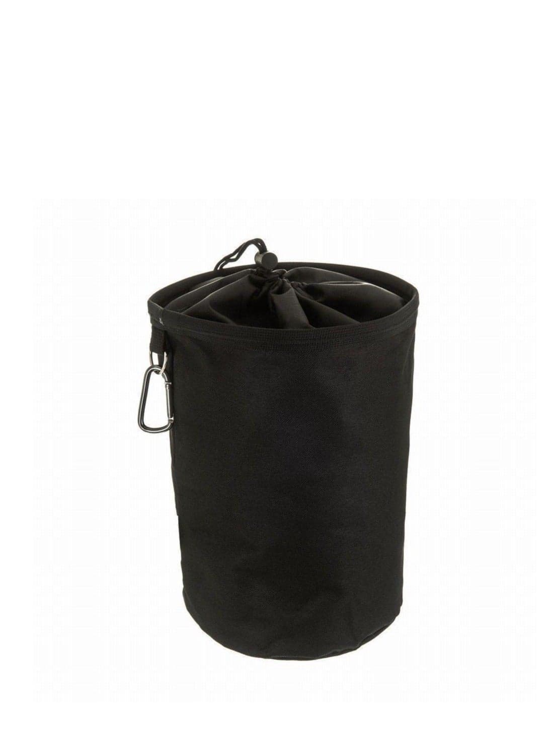 Peg Bag, Black Large Bag with Closing Cord and Hanging Snap Hook, for Laundry Clothes Pegs, Indoor Outdoor Pegs Organizer Storage Use, 7.8 X 11 Inch