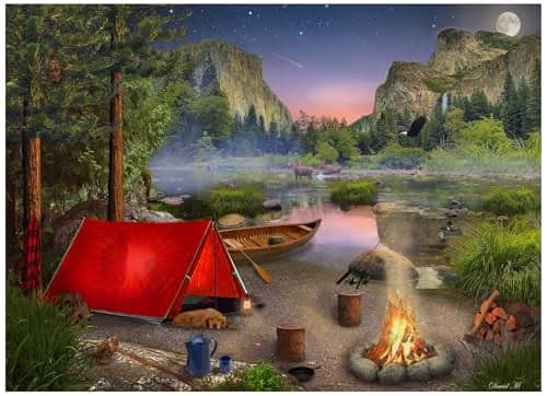 Vermont Christmas Company Wilderness Trip Jigsaw Puzzle 1000 Piece
