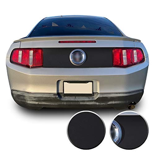 Trunk Rear Decklid Trim Overlay Pre Cut Graphic Vinyl Decal Compatible with Ford Mustang 2010 2011 2012 2013 2014 - Matte Black