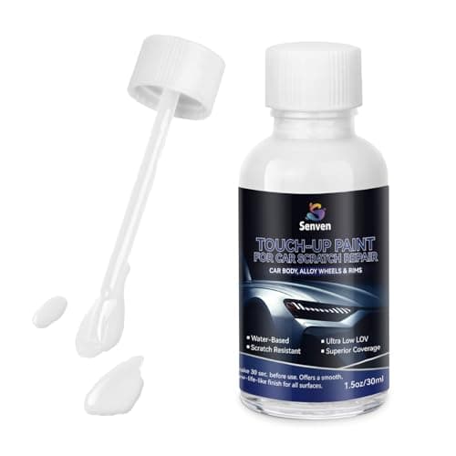 Car White Paint Touch Up Cars Scratch Repair for Vehicles Rim HighGloss White Paint Pen 30ML Quick Drying Automotive Scratch Repair Nontoxic 15 oz Easy to Use