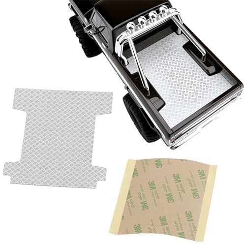 TCRC Stainless Steel Rear Body AntiSkid Plate Board 118 TRX4M F150 High Trail Crawler Truck Shell