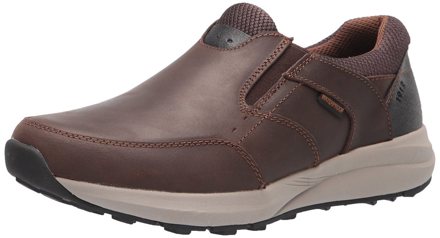 Nunn Bush Mens Excursion Waterproof Moccasin Toe SlipOn with KORE Comfort Technology Brown Crazy Horse 11 Medium