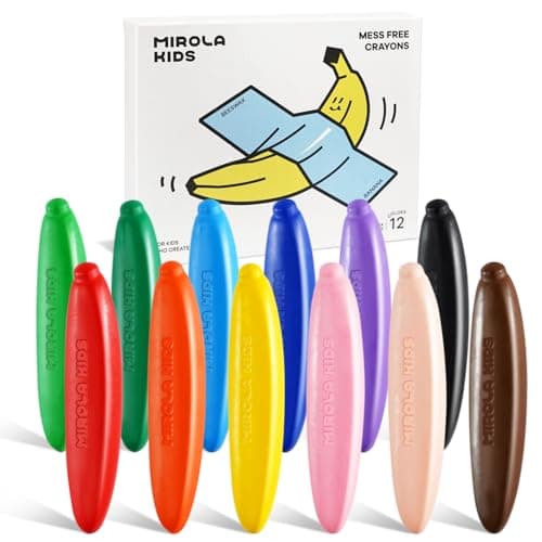 MIROLA KIDS 100 Pure Beeswax Crayon for Toddlers 1312 Colors NonToxic Crayons with 108 Free Coloring Books PDF Pages Safe Coloring Gifts for Babies and Toddlers Mess Free Crayons Art Supplies