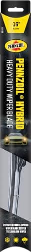 Pennzoil 872 Hybrid Heavy Duty Wiper Blades 16 Inch Windshield Wipers Pack of 1 Automotive Replaceable Wiper Blades Reinforced with a Double Spring Frame for the Toughest Weather