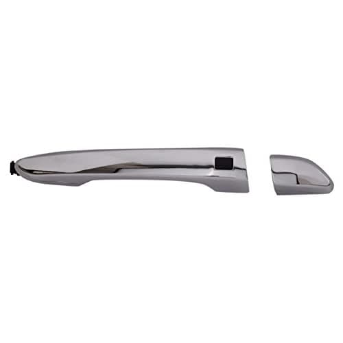 TRQ Front Right Exterior Door Handle Chrome Passenger Side Compatible with 2015-2020 Hyundai Tucson