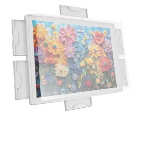 ALL4JIG 1500 Pieces Lightweight Rotating Plastic Puzzle Board with 6 Sliding Drawers and Protective Cover 360 Lazy Susan Design 3425x2638 Portable Spinning Puzzle Table for Adults Ideal Gift