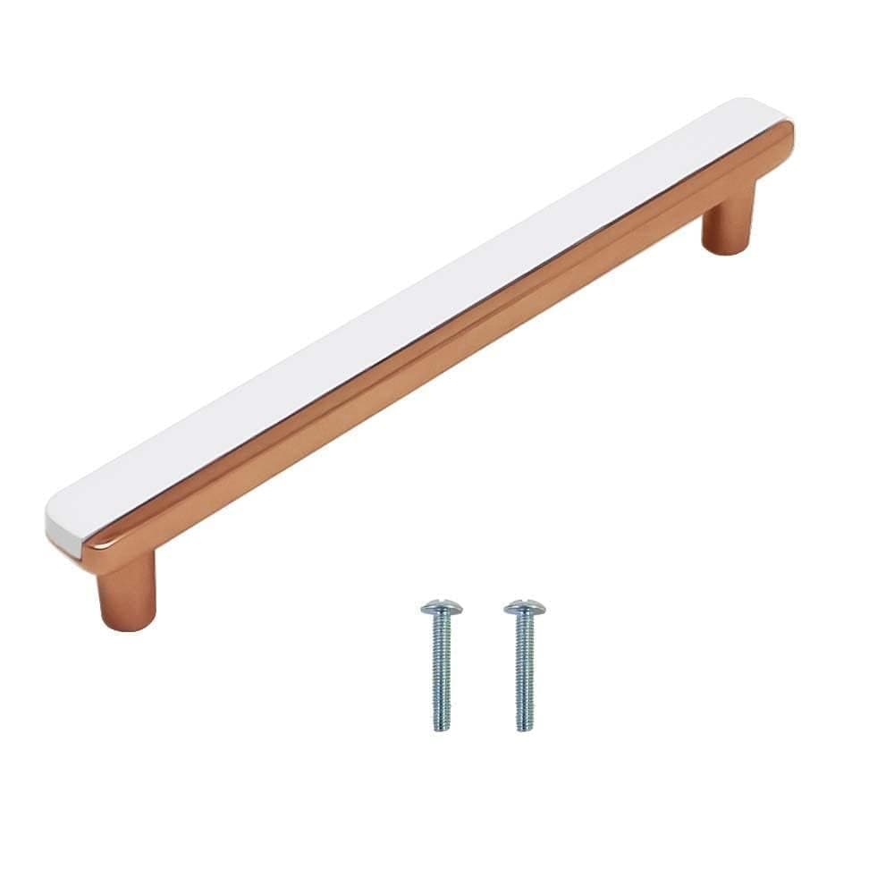 VOLO WhiteRose Gold 224 MM Wardrobe DoorCabinet DoorDrawer Pull Handle for KitchenOfficeBedroomWinodw Sliding Closet S178