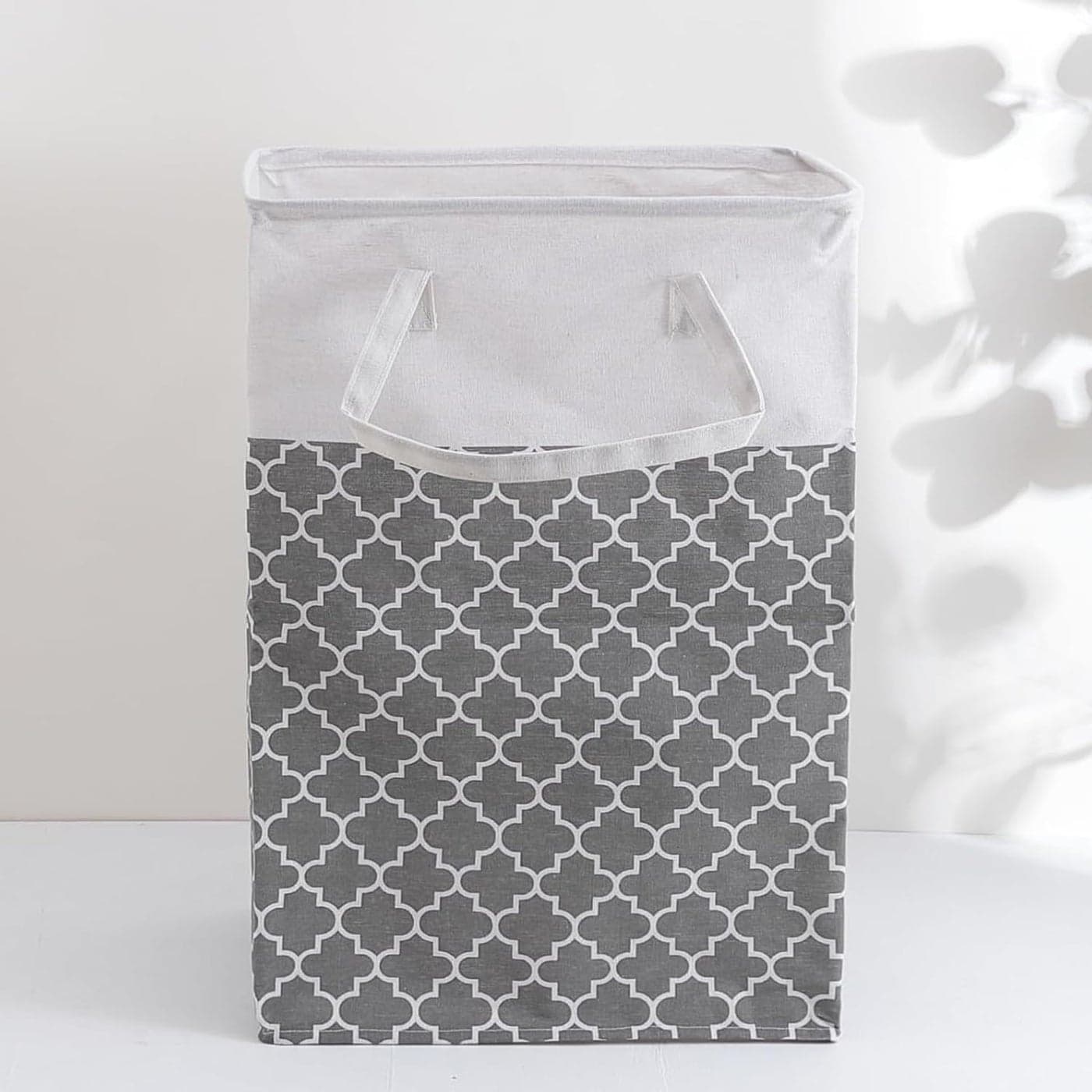 Kuber Industries Laundry Basket For Clothes|Foldable Laundry Hamper|Basket For Toys, Dirty clothes, Storage "45 LTR" (Grey)