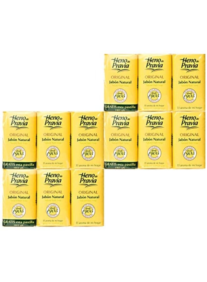 HENO DE PRAVIA 4 SETS OF 2 SOAPS PLUS 1 FREE 4 OZ 4PACK 12 SOAPS