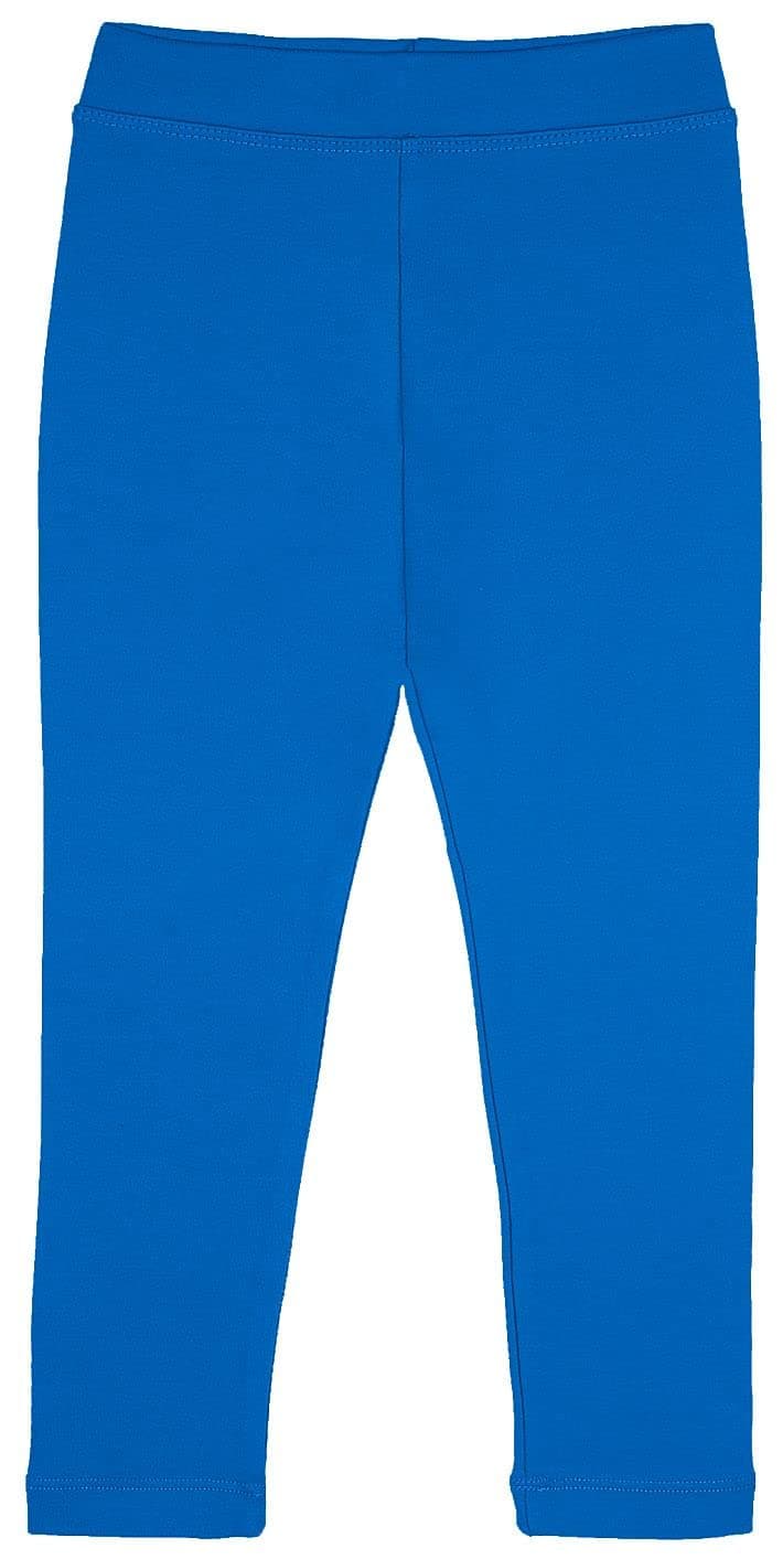 Lilax Girls' Basic Solid Full Length Cotton Soft Leggings (12, Royal Blue)