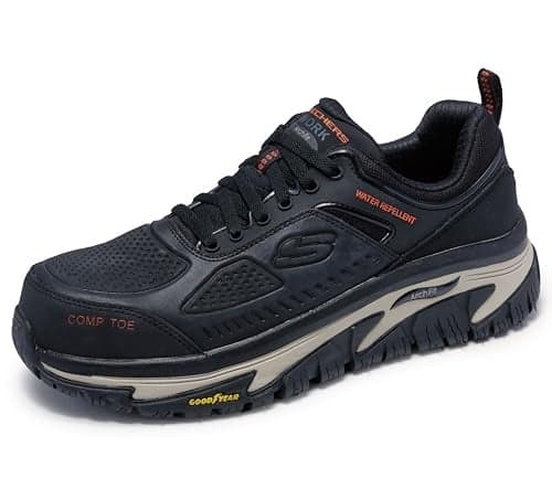 Skechers Men's Work Arch Fit Walker Raylan Black