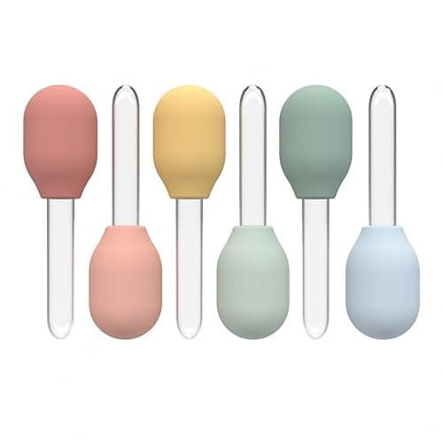 Inspire My Play 6 x Pastel Liquid Droppers For Kids Crafts Sensory Play Pipettes for Kids Sensory Play Toys and Accessories