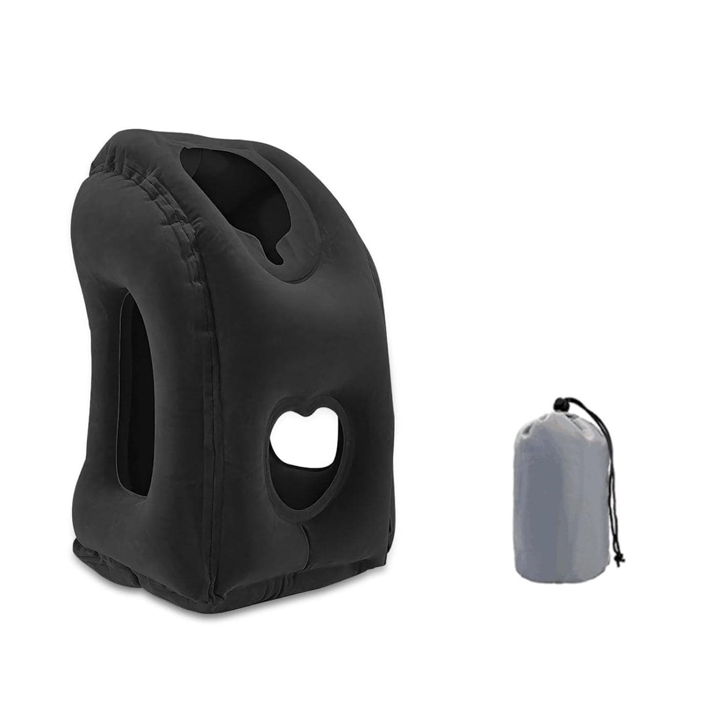BLEQYS Inflatable Travel Pillow Airplane Neck Pillow with Neck and Head Support for Long Flight Sleeping Plane Pillow for Airplane Cars Multi