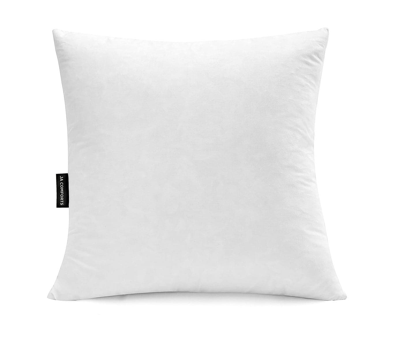 JA COMFORTS 2828 Premium Goose Down Feather Throw Pillow InsertsSet of 15 Down FillingHigh Filling Weight250 TC Cotton Cover Square White