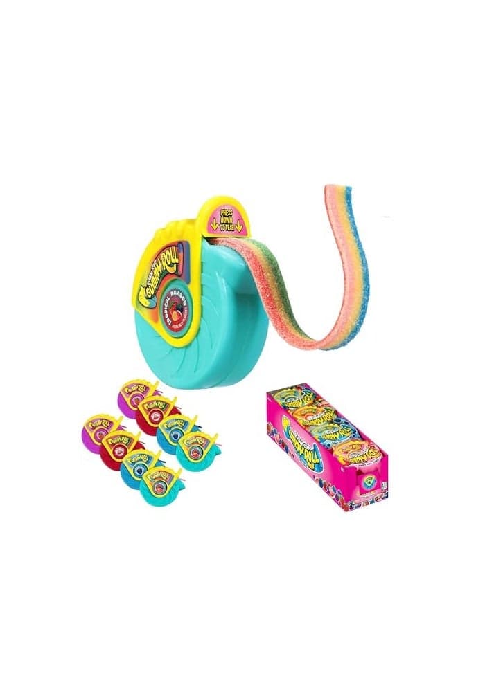 Push Pop Gummy Roll Candy Gummies 8 Ct Individually Wrapped Gummies in Assorted Fruity Flavors Full Size Fun Chewy Candy For Party Favors Birthday Parties Goodie Bags Fun Gifts for Kids