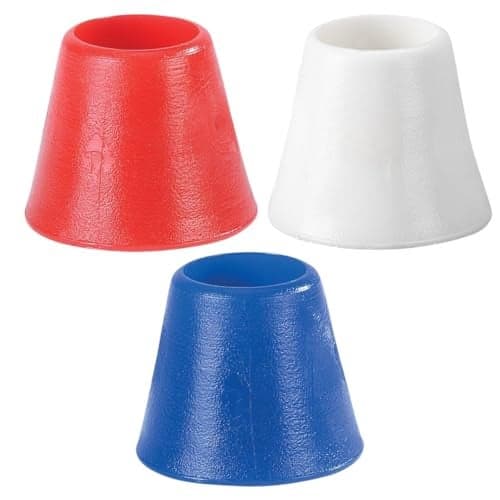 Markwort Knobcuff EZ Taper Bat Taper Durable Rubber Grip Aid - Red/White/Blue