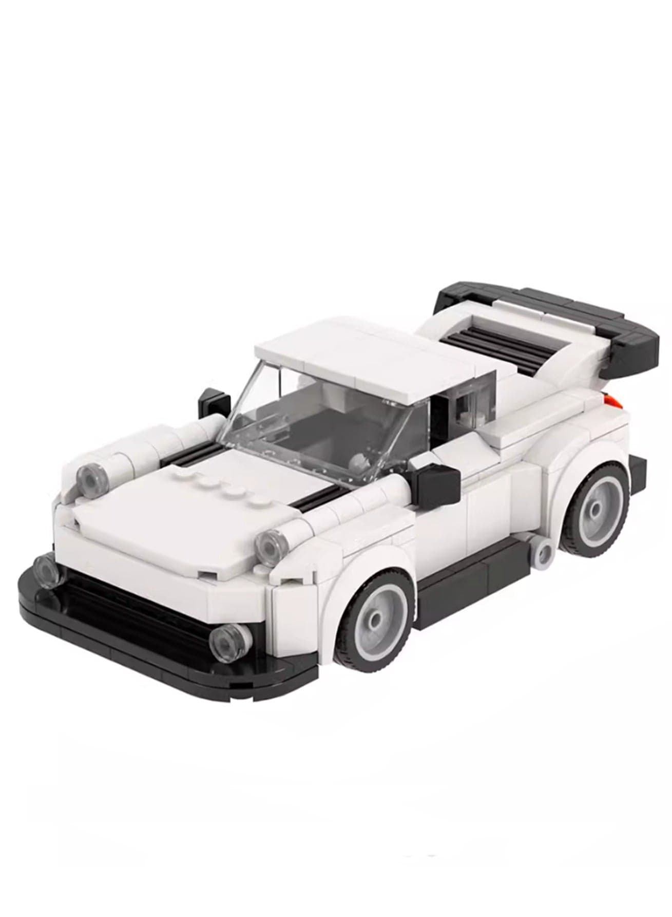 Children's Self-assembly Car Scene Series Small Particle Assembly Building Block Model (Porsche 911 350Pcs)