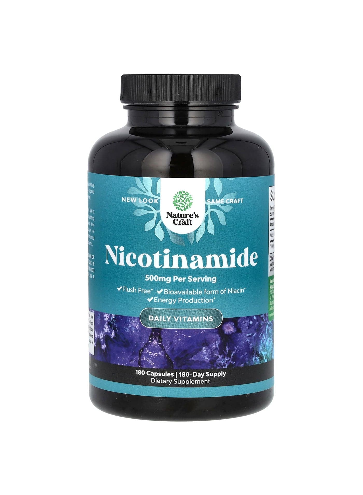 Nicotinamide, 500 mg , 180 Capsules