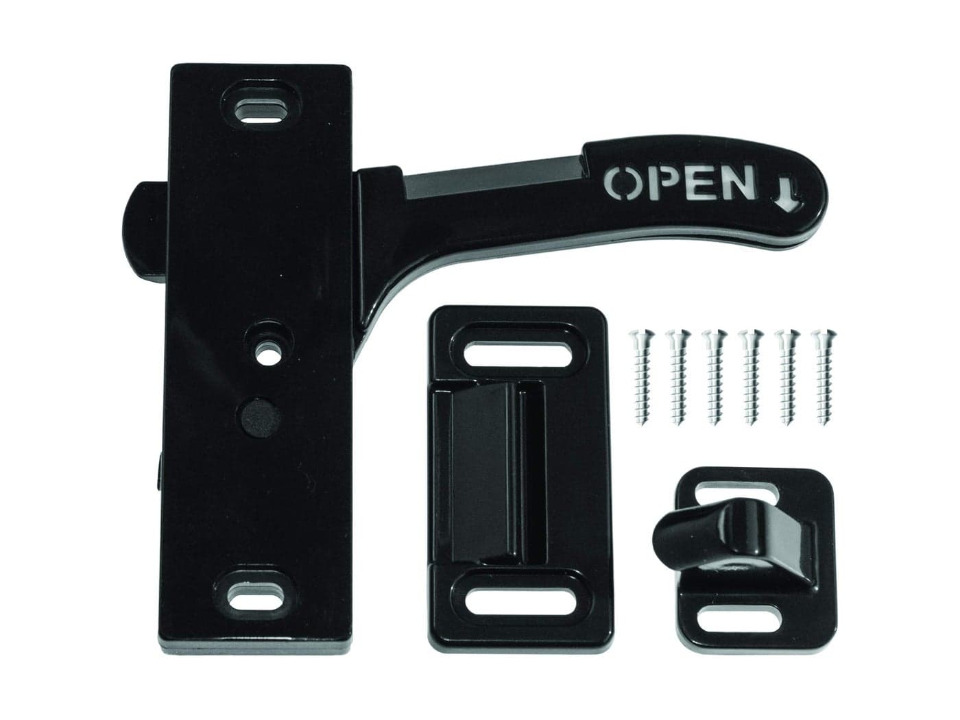 RV Designer E285 Screen Door Latch and Handle Kit Right Hand Entry Door Hardware